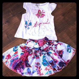 Elaine et Lena (Paris) skirt & shirt set